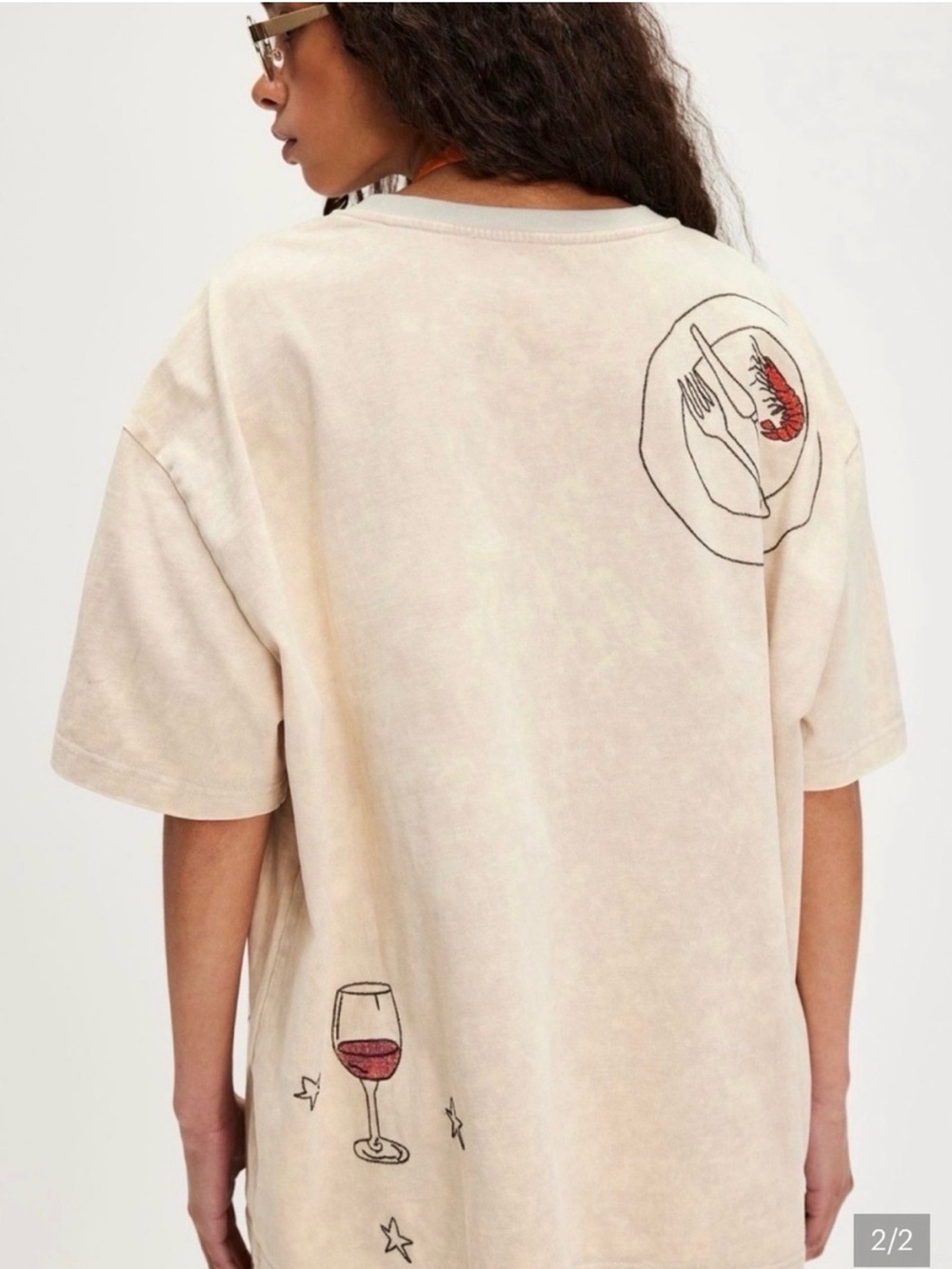 Free People x Denim & Bone Dinner Party
Embroidered Tee - Picture 2 of 2